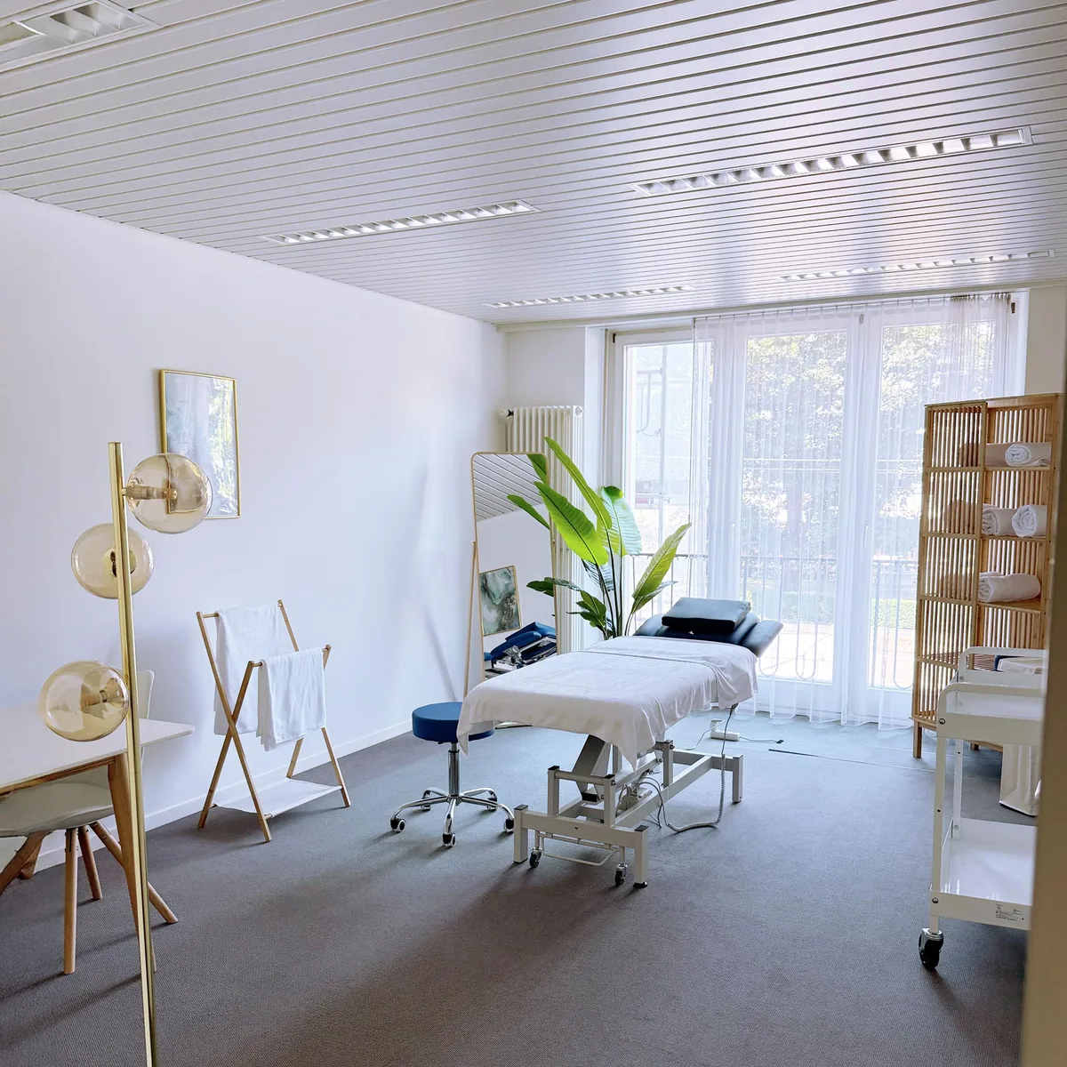 Praxisraum des Massage Zentrum Kloten